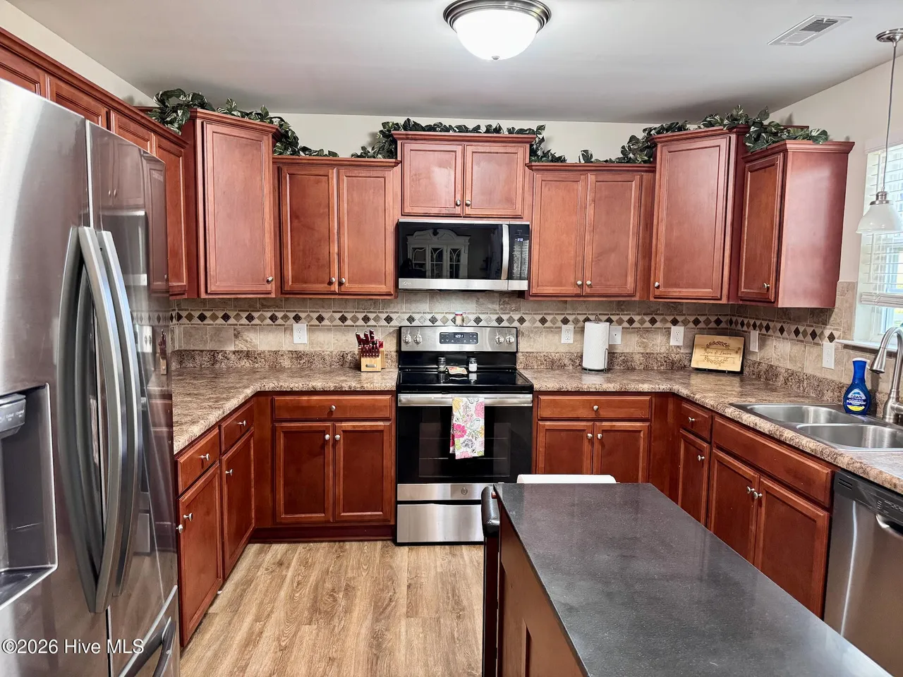 Kitchen with center island at 141 Waterford Way in Maysville