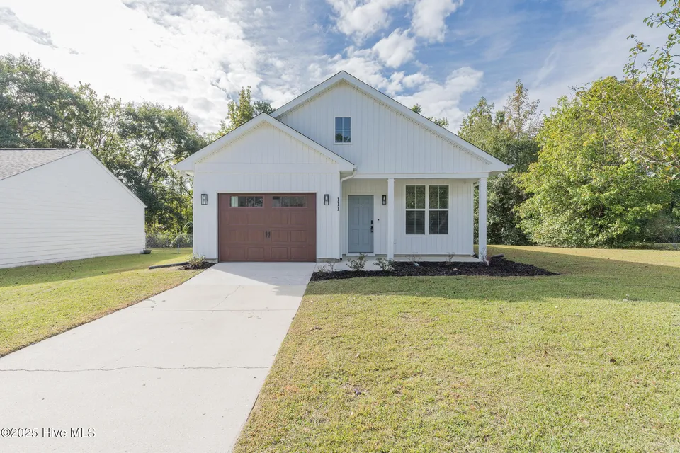 Front exterior of the home for sale at 111 Hampton Ct in Jacksonville, North Carolina
